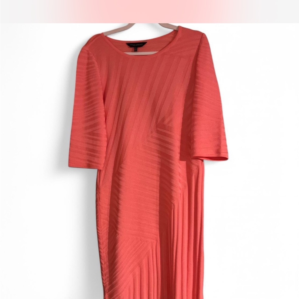MING WANG Coral Dress